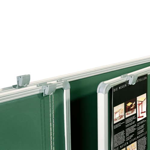 5 Clips im Satz, für Flügel- und Langtafeln zum Aufstecken auf Tafelprofile