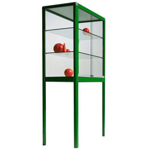 Glasvitrine der Serie V1 aus Sicherheitsglas mit 2 verstellbaren Einlegeböden B/H/T: wählbar, 180x50 cm