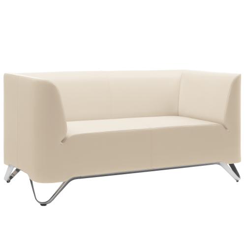 BOXIT 2er Designer Sofa mit Armlehnen B/H/T: 150x74x75 cm, Sitzhöhe: 43 cm