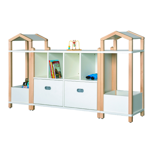 Fertigregalsystem in Stollenbauweise ''Patricia'' B/H/T: 186x80/104x40 cm, Nr. 46