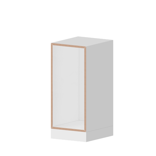 qickly® Einerregal Korpus, 2 Ordnerhöhen B/H/T: 36x74,3x42,6 cm