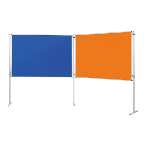 "Sparset", Komplettset: mit Stecktafel, T-Füßen und Stecktafelwagen 8x Tafel: 170x120 cm,  12x T-Fuß Stativ, 1x Stecktafelwagen