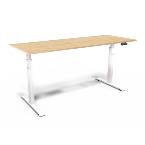 Elektrisch höhenverstellbarer Schreibtisch B/H/T: 120-180x65-130x80 cm