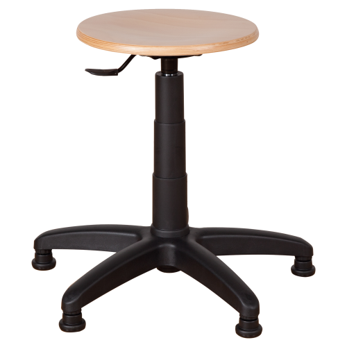 Drehhocker mit Gaslift auf Fußkreuz Sitzhöhe: 39-52 cm