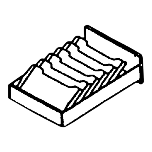 Formulareinsatz mit 6 Fächern, für DIN-A4 für Blendenhöhe von 15 cm