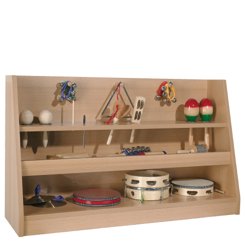 Musikregal mit zwei festen Böden B/H/T: 100x61x31 cm